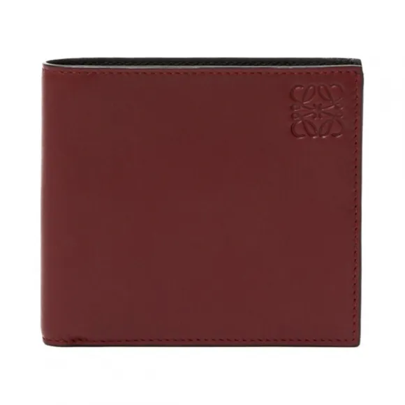 罗意威/Loewe 双折钱夹 黑色 109.54.302