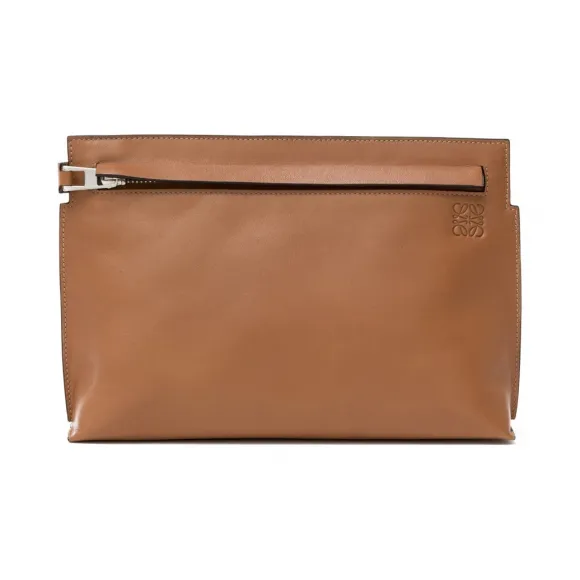 罗意威/Loewe 中号手包 粉橘色 109.54.K36