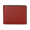 罗意威/Loewe 9卡对折钱夹 砖红色 109.54.M76