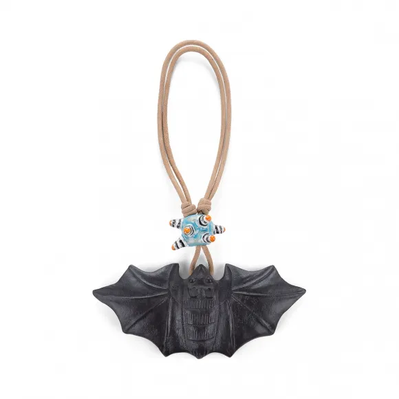 罗意威/Loewe 蝙蝠造型项链黑色 110.17.211