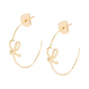 罗意威/Loewe L Earring 金色 111.25.011