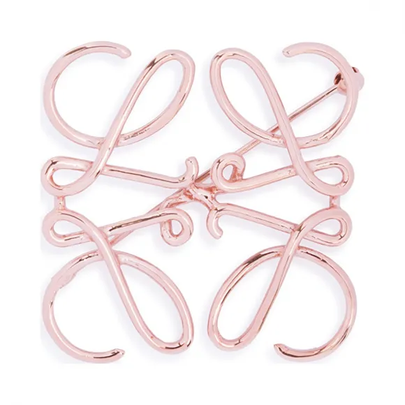 罗意威/Loewe Anagram Broochrose gold 111.27.027