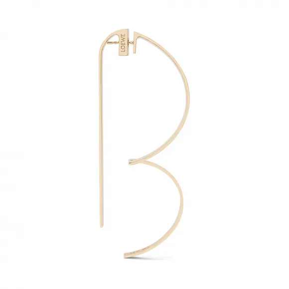 罗意威/Loewe Wave Earring 金色 111.55.038
