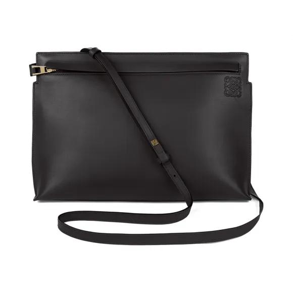 罗意威/Loewe T Pouch Bag Stamp粉灰色 126.57.R77