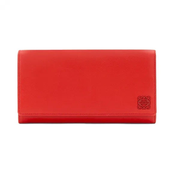 罗意威/Loewe Continental Wallet 黑色/海军蓝 133.87.K98