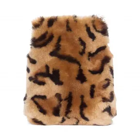 罗意威/Loewe 迷你竖款钱袋 豹纹 137.03.N57