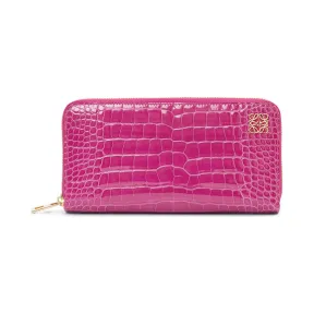 罗意威/Loewe Zip Around Wallet 粉色 165N25.F13