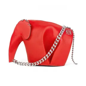 罗意威/Loewe 朋克大象造型迷你肩挎包 黑色 199.30.N78