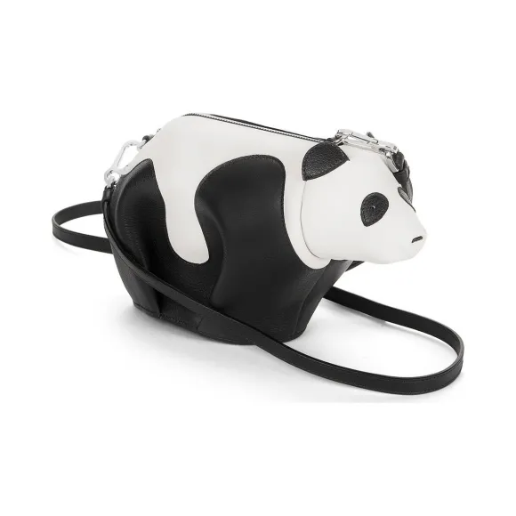 罗意威/Loewe Panda Mini Bag黑色/白色 199.30.P08