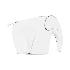 罗意威/Loewe Elephant Coin Purse 绵白色 199.30WJG7