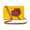 罗意威/Loewe Fiore T Pouch中号手拿包 黄色/红色 1SM.54.N77