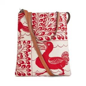 罗意威/Loewe Vertical Tote Tiles Bag红色 303.26AA94