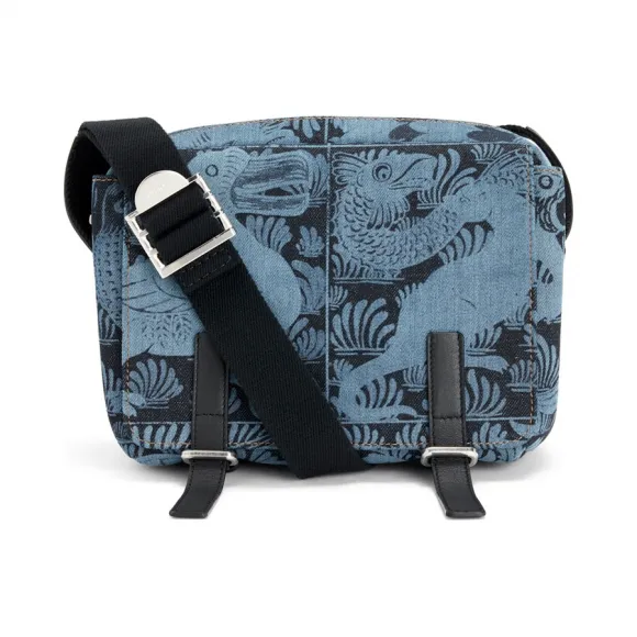 罗意威/Loewe Military Messenger Tiles Xs BagIndigo/Black 303.27AA72