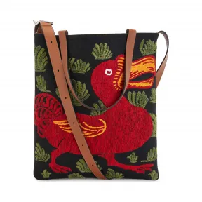 罗意威/Loewe Vertical Tote Animals Bag黑色/红色 303.30AA94