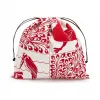 罗意威/Loewe Drawstring Pouch Tiles Large红色 303.49.V83