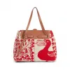 罗意威/Loewe Lazo Shopper Tiles红色 303.49.Z23