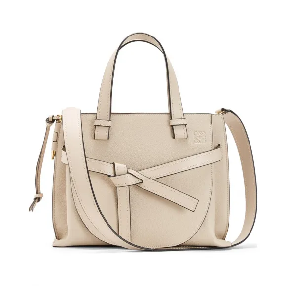 罗意威/Loewe Gate Top Handle SmallLight Oat 321.12.U61