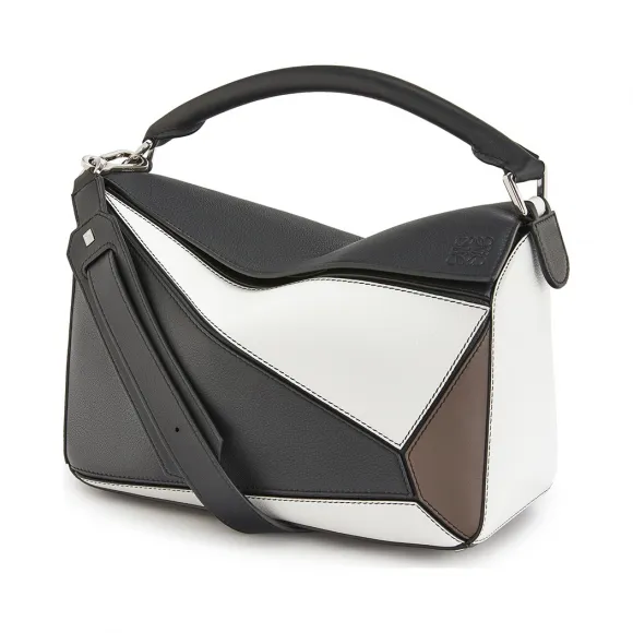 罗意威/Loewe Puzzle BagBlack/Taupe 322.30OS20