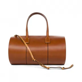 罗意威/Loewe Barrel Bag深棕褐色 325.78.P80