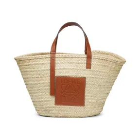 罗意威/Loewe Basket Large原色/棕褐色 327.02.S81
