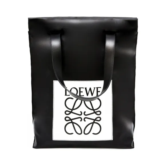 罗意威/Loewe 托特手袋 黑色/白色 330.54EK01