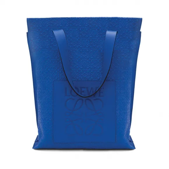 罗意威/Loewe Shopper 托特手袋 Electric Blue 330.55.K01