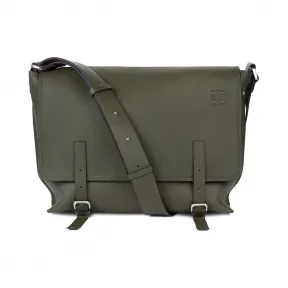 罗意威/Loewe Military Messenger BagKhaki Green 337.02.N62