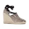 罗意威/Loewe Ribbon Wedge Espadrille White/natural 453.15.055