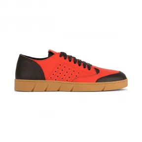 罗意威/Loewe Bicolour Sneaker Primary Red/black/gold 453.16.007