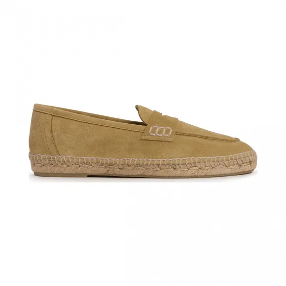 罗意威/Loewe Loafer Espadrille金色 453.17.010
