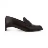 罗意威/Loewe Low Heeled Moccasin黑色 453.17.025
