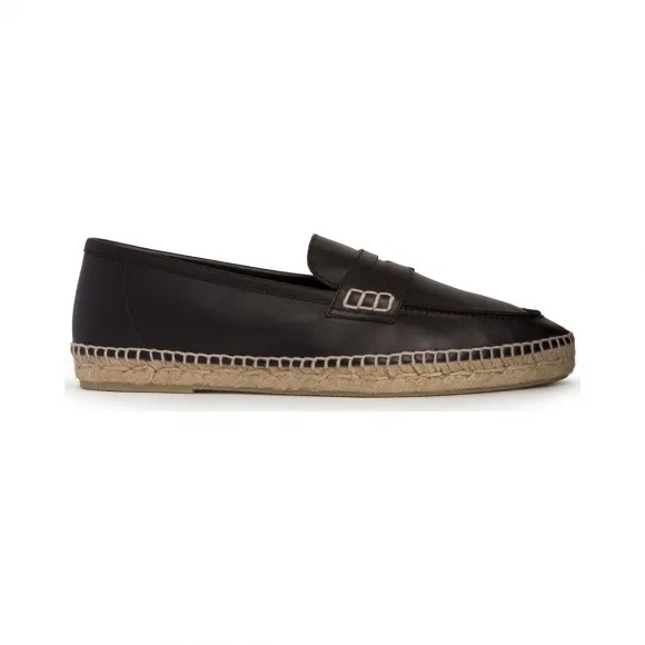 罗意威/Loewe Loafer Espadrille黑色 453.17.053