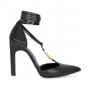 罗意威/Loewe Loewe Ring Anklestrap 黑色 453.26.205