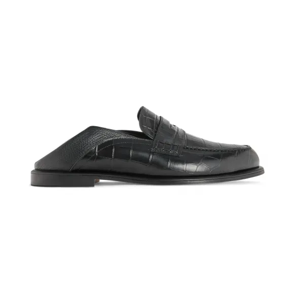 罗意威/Loewe Slip On Loafer黑色/黑色 453.29.292