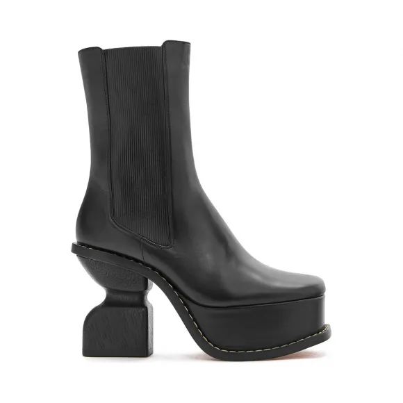 罗意威/Loewe Platform Boot 100黑色 453.29.551