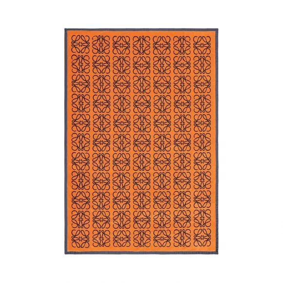 罗意威/Loewe Big Monograms Jacquard Towel米色/象牙白 615.15.007