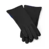 罗意威/Loewe Contrast Gloves 黑色/蓝绿色 701.26.015
