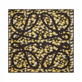 罗意威/Loewe 140X140 Scarf DaisyYellow/Black 910.10.155