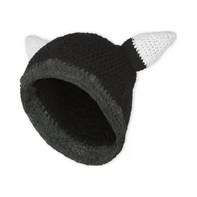 罗意威/Loewe Viking Knit Hat黑色 910.10.195