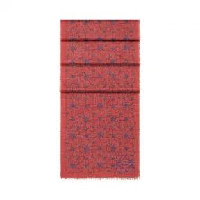 罗意威/Loewe 70x200 Abstract Flowers 蓝色/海军蓝 916.16.025