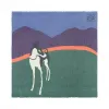 罗意威/Loewe 140x140 Lost Dog Scarf 多色拼接 916.16.J01