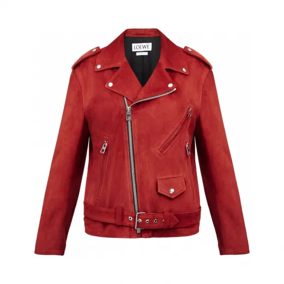 罗意威/Loewe Oversize Biker 红色 D1268178CH