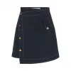 罗意威/Loewe Gold Button Mini Skirt黑色 D2175400FA