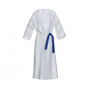 罗意威/Loewe Wrap Dressoff-white/blue D2176530CS