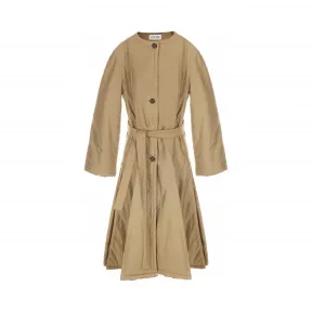 罗意威/Loewe 超大腰带戈黛大衣米色 D2261190FA