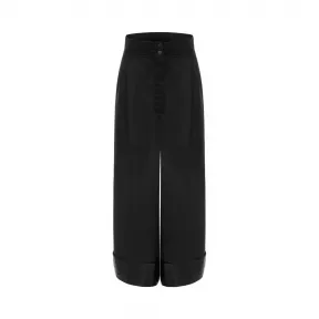 罗意威/Loewe Extra Wide Trousers 黑色 D2262130PR