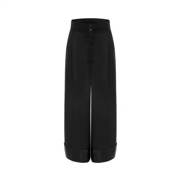 罗意威/Loewe Extra Wide Trousers 黑色 D2262130PR