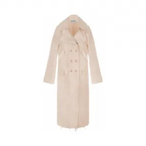 罗意威/Loewe Double Lapel Trench Champagne D2263020FA