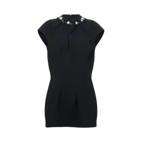 罗意威/Loewe Balls & Chains Short Slv Top 黑色 D2269010FA