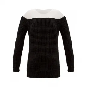 罗意威/Loewe 粗线针织套头衫 黑色 D3169030SM